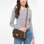 Michael Kors Bradshaw 中號老花單肩斜背包 郵差包 2色