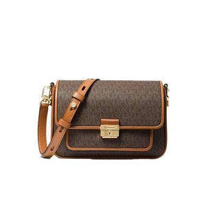 Michael Kors Bradshaw 中號老花單肩斜背包 郵差包 2色