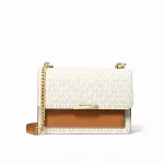 Michael Kors Jade 老花拼色單肩斜挎包