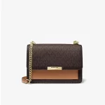 【2色】Michael Kors Jade 老花拼色單肩斜挎包