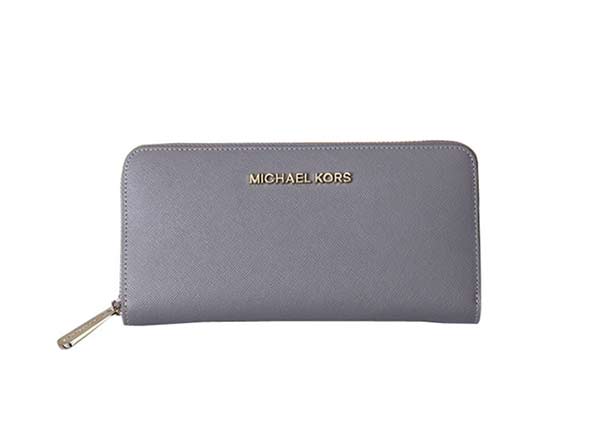 Michael Kors 經典十字紋長夾拉鏈長夾