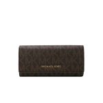 Michael Kors 滿版LOGO防刮皮革長夾 多卡位 錢包