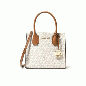 Michael Kors Mercer 中號老花拼色托特包 手提斜挎包 4色可選