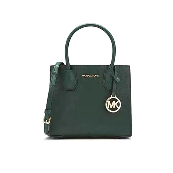 【3色】Michael Kors Mercer 中號皮革托特包 風琴包 手提斜挎包 【3色】Michael Kors Mercer 中號皮革托特包 風琴包 手提斜挎包