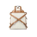 Michael Kors MK Rhea Zip 中號老花滿印雙肩包 女款後背包 2色