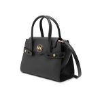Michael Kors MK Carmen 系列餃子包 中號 手提包 笑臉包 黑色