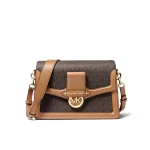 Michael Kors Jessie 中號老花拼色翻蓋斜背包 女款 3色可選