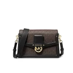 Michael Kors Jessie 中號老花拼色翻蓋斜背包 女款 3色可選