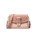 Michael Kors Jessie 中號老花拼色翻蓋單肩包 斜背包 3色可選