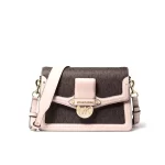 Michael Kors Jessie 中號老花拼色翻蓋斜背包 女款 3色可選