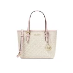 Michael Kors Jet Set 托特包 小號 老花防刮皮革手提斜背包 3色可選