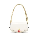 MICHAEL KORS Mila 單肩包 小號 皮革腋下包 白色