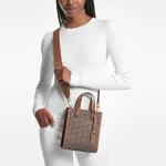 MICHAEL KORS Gigi 迷你 Empire 老花托特包 手提斜挎包 2色