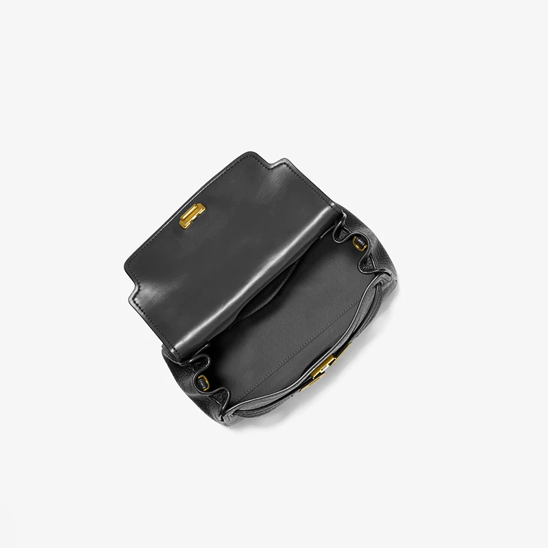 MICHAEL KORS Hamilton 小號皮質手提肩背包 內部