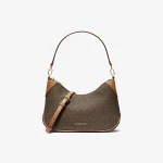 MICHAEL KORS Jet Set 中號經典Logo印花兩用斜背包 深棕色