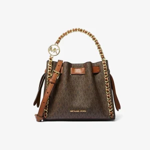 MICHAEL KORS Mina 小號經典Logo印花鏈條斜背包